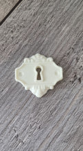 Load image into Gallery viewer, Resin French Inspired Furniture Embellishment On-lay Applique Keyholes #1
