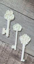 Load image into Gallery viewer, Resin French Inspired Furniture Embellishment On-lay Applique Keys #1