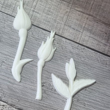 Load image into Gallery viewer, Resin French Inspired Furniture Embellishment On-lay Applique Stems #1