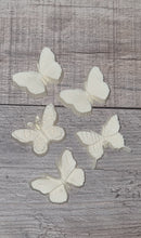 Load image into Gallery viewer, Set of 5 x Resin French Inspired Furniture Embellishment On-lay Applique Butterflies