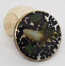 Load image into Gallery viewer, Set of 2 x Black & Gold 3D Goldfish Resin Coasters