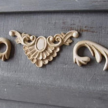 Load image into Gallery viewer, Resin French Inspired Furniture Embellishment On-lay Applique Roses #3