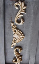Load image into Gallery viewer, Set of 2 x Resin French Inspired Furniture Embellishment On-lay Applique Scrolls #4