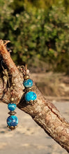 Load image into Gallery viewer, 'Turritella' Gemstone Bead Earring & Bracelet Set