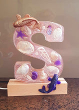 Load image into Gallery viewer, Seashell & Fish LED Alphabet Lamps
