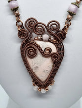 Load image into Gallery viewer, 'Coquina' Rhodonite Cabochon Pendant, Earrings, Bracelet & Ring Set