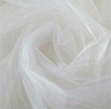 Load image into Gallery viewer, 2 x Rolls Of White Sheer Organza Tulle Wedding Decoration