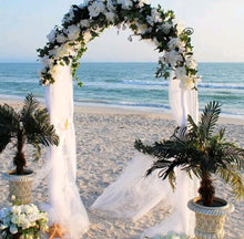 Load image into Gallery viewer, 2 x Rolls Of White Sheer Organza Tulle Wedding Decoration