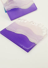 Load image into Gallery viewer, Sets of 4 x Crystal Agate Geode Resin Coasters