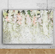 Load image into Gallery viewer, Floral Birthday Party Banner & Wedding Backdrop Hire