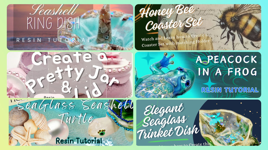 Check out all my latest resin tutorials on Youtube and please SUBSCRIBE to my Channel