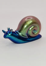 Load image into Gallery viewer, Handcrafted Holographic Colour Shift Resin Snail Figurines
