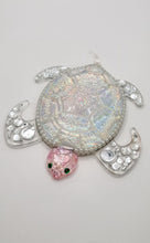 Load image into Gallery viewer, Holographic Resin Sea Turtles Featuring Pearls and Seashells
