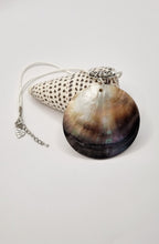 Load image into Gallery viewer, Large Round Mother of Pearl Seashell Pendant
