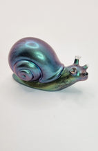 Load image into Gallery viewer, Handcrafted Holographic Colour Shift Resin Snail Figurines
