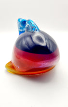 Load image into Gallery viewer, Handcrafted Resin Whale Figurines in Vivid Rainbow or Ocean Glitter
