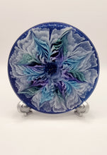 Load image into Gallery viewer, Handcrafted Deep Ocean Blue 3D Bloom Resin Coasters
