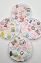 Load image into Gallery viewer, Set of 4 Lolly Resin Coasters
