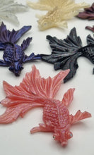 Load image into Gallery viewer, Glitzy Resin Fantail Fish Magnets
