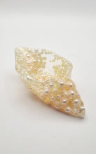 Load image into Gallery viewer, Handcrafted Seashell Shaped Resin Trinket Bowls Featuring Pearls
