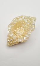 Load image into Gallery viewer, Handcrafted Seashell Shaped Resin Trinket Bowls Featuring Pearls
