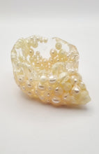 Load image into Gallery viewer, Handcrafted Seashell Shaped Resin Trinket Bowls Featuring Pearls
