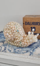 Load image into Gallery viewer, Handcrafted Resin Snail Figurines Featuring Pearls
