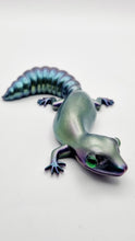 Load image into Gallery viewer, Handcrafted Colour Shift &amp; Glitter Resin Lizard Figurines &amp; Magnets
