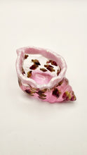 Load image into Gallery viewer, Handcrafted Seashell Shaped Resin Trinket Bowls Featuring Red Rose Buds
