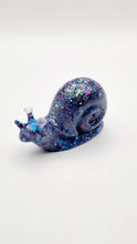 Load image into Gallery viewer, Handcrafted Holographic Colour Shift Resin Snail Figurines
