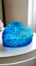 Load image into Gallery viewer, Heart Shaped Resin Crystal Cut Trinket Boxes
