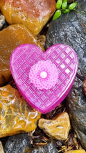 Load image into Gallery viewer, Heart Shaped Resin Crystal Cut Trinket Boxes
