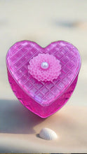 Load image into Gallery viewer, Heart Shaped Resin Crystal Cut Trinket Boxes
