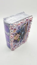 Load image into Gallery viewer, Book-shaped Pearl Encrusted Trinket Box
