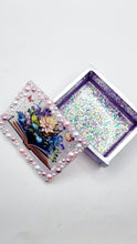 Load image into Gallery viewer, Book-shaped Pearl Encrusted Trinket Box
