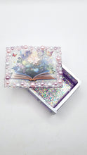 Load image into Gallery viewer, Book-shaped Pearl Encrusted Trinket Box
