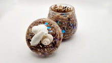 Load image into Gallery viewer, Seashell &amp; Window Film Honey Pot Trinket Jar
