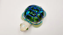 Load image into Gallery viewer, Resin Turtle Featuring Homemade Seaglass &amp; Rhinestones
