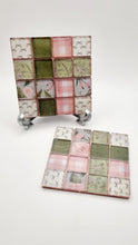 Load image into Gallery viewer, Patchwork Quilt Mosaic Resin Coasters
