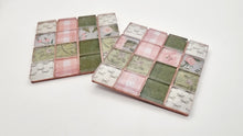 Load image into Gallery viewer, Patchwork Quilt Mosaic Resin Coasters
