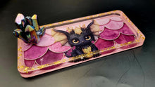 Load image into Gallery viewer, 2D Dragon Trinket Tray Featuring Aurora Crystals
