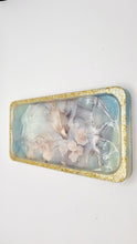 Load image into Gallery viewer, Pastel Goldfish Trinket Tray Featuring Handmade Sea Glass
