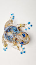 Load image into Gallery viewer, Blue Mechanical Butterfly Frog Figurine
