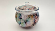 Load image into Gallery viewer, Rhinestone Butterfly Trinket Jar with Matching Lid
