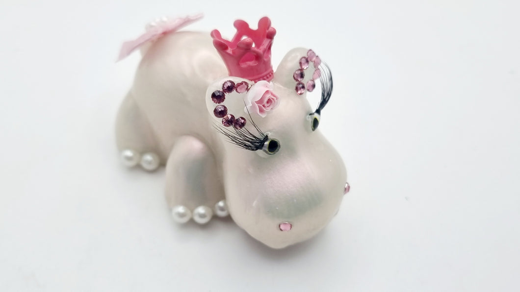 Adorable Hippos with Bows & Bling