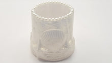 Load image into Gallery viewer, Sand &amp; Seashell Trinket Jar Adorned with Pearls
