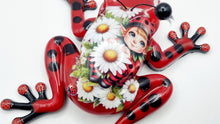 Load image into Gallery viewer, &#39;FroggyBug&#39; Ladybug Frog Figurine
