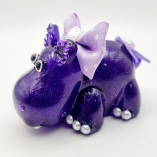 Load image into Gallery viewer, 2 New Hippo Characters with Bows &amp; Bling
