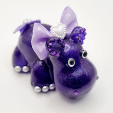 Load image into Gallery viewer, 2 New Hippo Characters with Bows &amp; Bling
