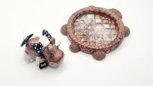 Load image into Gallery viewer, IntoResin Crystal Turtle Coaster &amp; Matching Hippos
